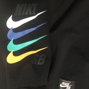NIKE BLACK JERSEY LONG SLEEVE